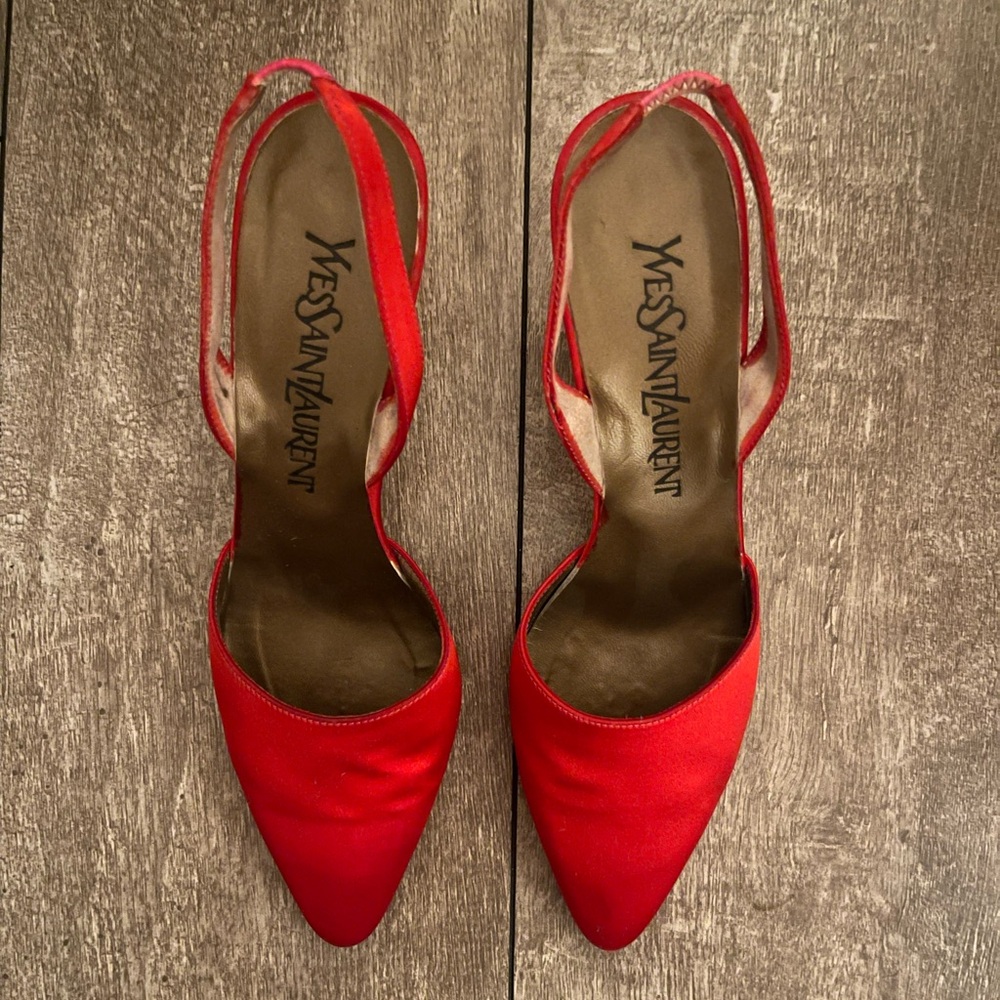 Vintage Yves Saint Laurent Kitten Heels